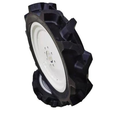 China Building Material Shops Cheap Price 5.00-12 Tire And Solid Rubber Wheel With Metal Rim Use For Tractor Tillers for sale