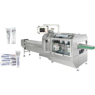 China Full Automatic Food Low Price Carton Packing Machine Bottles Wrap Around Carton Case Packer for sale