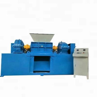 China waste plastic crusher carton shredder machine shaft shredder for plastic bottle sredder machine / two shafts for sale