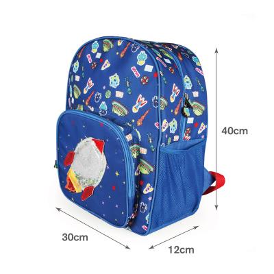 China 300D Waterproof Popular Hot Selling Digital Printed Bagpack Children School Backpack Design Backpack Boys for sale