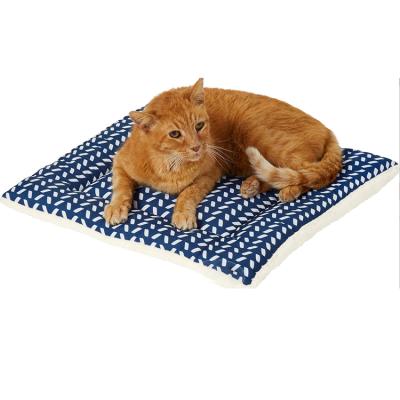 China Reversible Pet Washable Comfortable Soft Warm Mat Mattress Pet Sleeping Cat Hand Wash Dog Bed Pad for sale