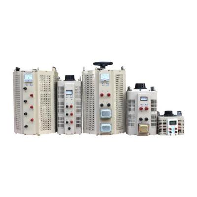 China TSGC2 0~430V Output Voltage Set Adjustable Three Phase 15kva Voltage Regulators Contact Type Voltage Stabilizer for sale