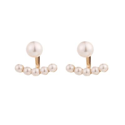 China Cute Korean Dongdaemun Purchasing The Same Style Earrings For Women, The Gorgeous Fairy Ear Mini Pearl Ear Studs Accessor, Elegant And Soft for sale