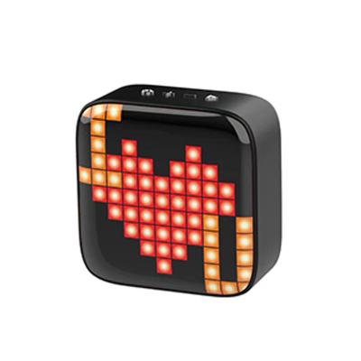 China No Powerful BT Speaker MY683BT Portable Speaker with LED Display for Unique Pixel Art Creation Gift for sale