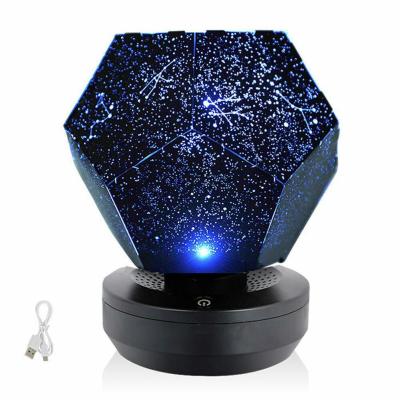 China Lighting Works USB Starry Projector Light Night Sky Romantic Sky Celestial Star Lamp Cosmos Decor for sale