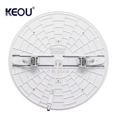 China IP54 KEOU Best Service Mini Dimmable Panel For Led Light No Frame 24w Led Panel Kitchen Light for sale