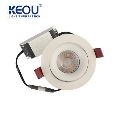 China Aluminum Indoor Lighting COB KEOU 4000K LED Lamp Led Spotlight 12W COB LED Spotlight for sale