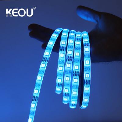 China New Smart RGB Color Changing Led Strip Lights IP54 Remote Control 5M Strip Led Lights RGB for sale