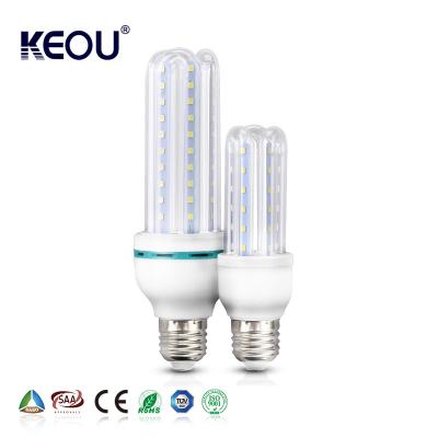 China Residential 3U 4U 3W 5W 7W 9W 12W 16W 20W 24W 30W 36W LED lamp e27 110V LED corn bulb E14 U energy saving shape led lamp for sale