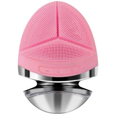 China Skin Care DEEP CLEANSING Facial Massager Deep Cleansing Silicone Waterproof Electric Facial Brush Massage Remover Pore Cleansing Brush for sale