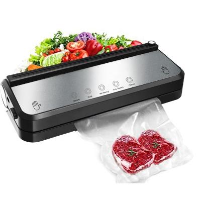 China Best Automatic Household Food Vacuum Sealer Machine with Cutter and Roll Storage Bag for Food Savers for sale