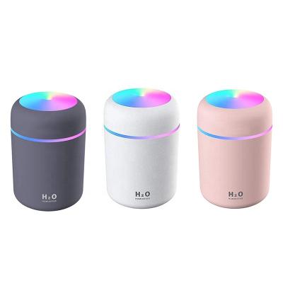 China Portable Ultrasonic Humidifier Light Portable USB Humidifier Air Humidifier Hotel Car Car Air Mist Maker Cool Purifier 300ml for sale