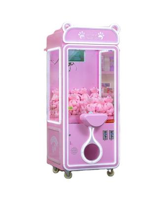 China Toy Crane Clip Pink Falling Machine Snack Gift Clip Attractive Blue High Quality Attractive Appearance Doll Machine for sale