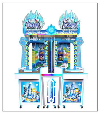 China Lottery Machine 4 Person Castle Spirit Coin Pushing Lottery Machine for sale