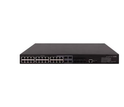 China LACP H3C S5130S-28S-HPWR-EI Enterprise Class 10 Gigabit Switch 28 Port (24 Gigabit Optical Port+4 Gigabit Electrical Ports) for sale