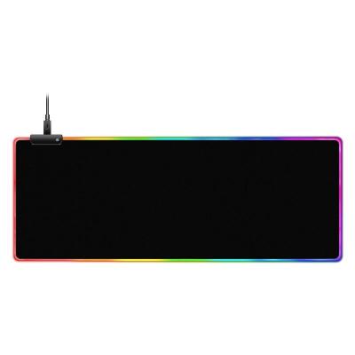 China Calculator Mouse Pad Factory Customized Wholesale RGB LED Luminous Office Internet Cafe Colorful Large Gaming Mouse Pad for sale