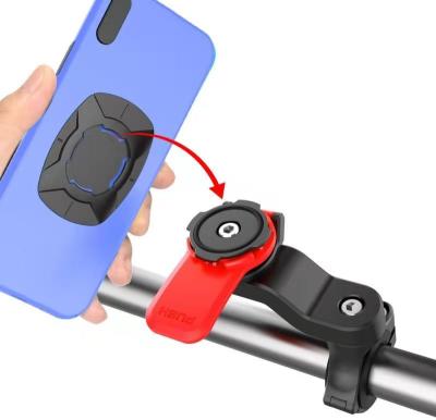 China Hot Selling Mobile Universal Adjustable Waterproof Take-out Iphone Phone Scooter Navigation Qi Phone Holder For Car for sale