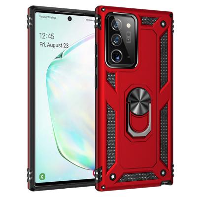 China Shockproof Military Grade Protective Case for Galaxy Note 20, Ring Holder Kickstand Bumper Men Phone Cover for Samsung Note 20 Ultra for sale