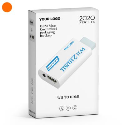 China Wholesale 1080p Wii To Hdmi Converter Wii Hdmi Adapter Supports All WII Display Modes 10*6*2cm for sale