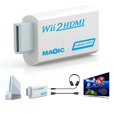 China Magelei wii 1080P 60Hz wii hdmi to hdmi converter wii2 hdmi adapter with 3.5mm audio for hdtv monitor for sale