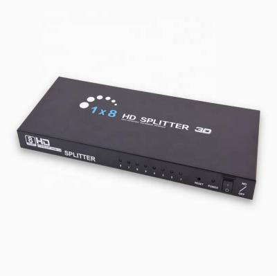 China 8 Port Metal Case 1080P HDMI Switch HDMI Splitter 1x8 1 Input 8 Output Splitter HDTV 3D Video Support Other Home Audio for sale