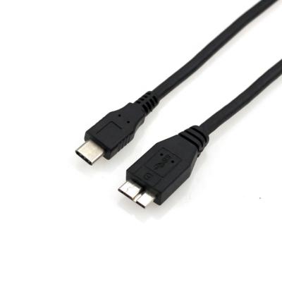 China Mobile HDD Type 5Gbps 1m c to B Converter Cable Micro USB C to USB 3.0 Micro B Cable For Mobile HDD for sale