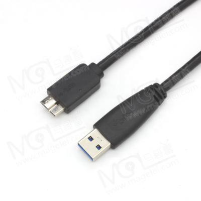 China Promotion Big Cheap Price 1M Black USB3.0 Data Cable Male OEM Camera To Micro USB3.0 Male Connection Cable Cord for sale