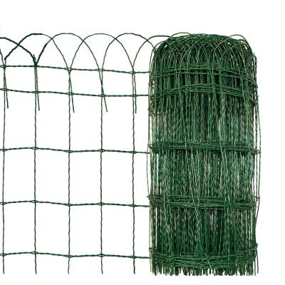 China Easily Assembled Hot Sale PVC Coated Lawn Forest Protecting Chain Link Fence for sale