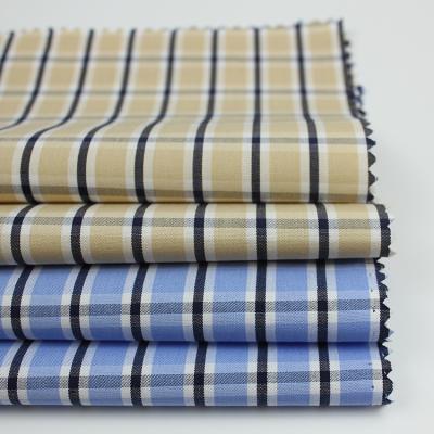 China Antistatic Textile Fabric 100%cotton Yarn Dyed Plaid Fabric Shirting Fabric for sale