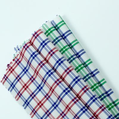 China Wholesale Custom New Style Plaid Textile Woven Fabric Tear-resistant 100 Cotton Fabric For Shirt for sale