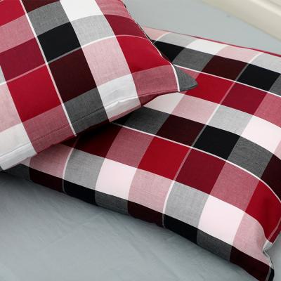 China Anti Static Wholesale Fashion Pillow Case Cotton Yarn Fabric Bacterial Dyed Pillow Case 100% And Tablecloths From China for sale