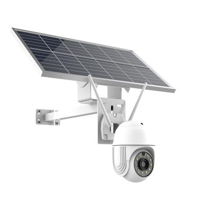 China Human Motion Tracking Wifi Wireless Solar Power Camera 4g 3g Sim Card Slot Cctv Security Ip Camera Outdoor Support 128 Memory Card for sale