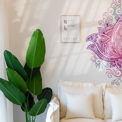 China Waterproof+Eco-friendly Lotus Home Decal Living Room Decoration Removable Design Wall Stickers for sale