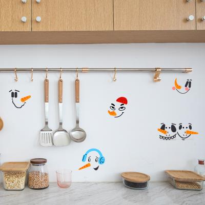 China Cartoon sticker art decoration decals switch stickers living room decoration decal colorful cartoon decoration for sale