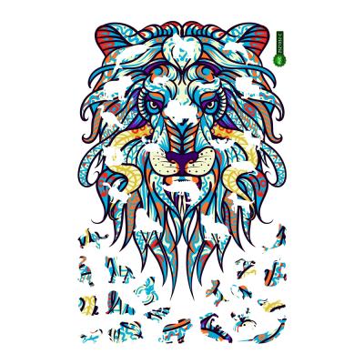 China Waterproof+Eco-friendly 3D Design Removable Lion Home Decal Kids Room Decoration Sticker Wall Decal for sale