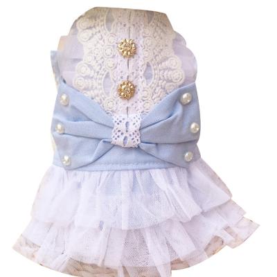 China Cute Cat Princess Skirt Puppy Kitten Dog Skirt Pet Spring Clothes / Summer Dress for sale