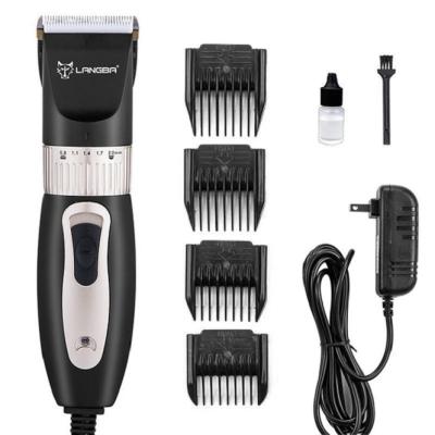 China 12V Professional Durable Plug-in Guarantee Pet Quality Dog Clipper For Dogs Cats And Other Animals for sale