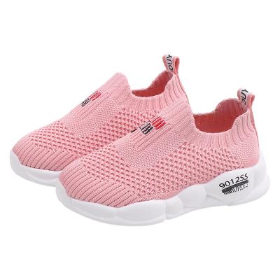 China High Quality Mesh Surface Fashion Trend Selling Customm Unisex Pure Color Kids Round Anti Slip Shoes OEM Sepatu Anak-Anak Shunying for sale