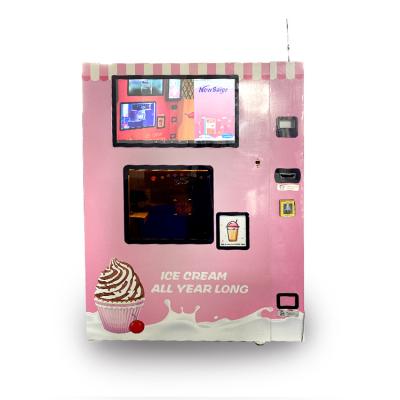 China coin operated automatic soft ice cream vending machine ice-cream vending machine à venda