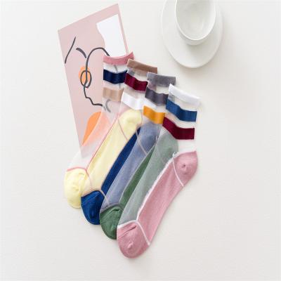 China Factory Supply Direct Women Silk Women's Breathable Tube Stockings for sale