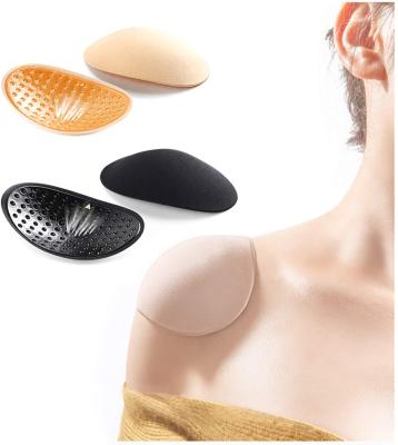 China 2022 Anti-Slip New Anti-Slip Soft Silicone Shoulder Pump Pads Reusable Self Adhesive Shoulder Enhancer Shoulder Pads for sale