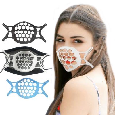 China Hot Selling Mask Bracket Mask Holder/Mask Bracket Mask Frame 2022 New/2022 Amazon Mask Holder Silicone Mask Frame For Breathing Reusable 3D Bracket for sale