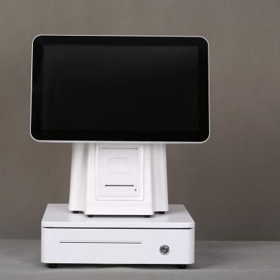 China 1906BDual Screen All in One Capacitive Touch Screen POS/POS/POS Terminal System 32GB /64GB /128GB /256SSD Machine for sale