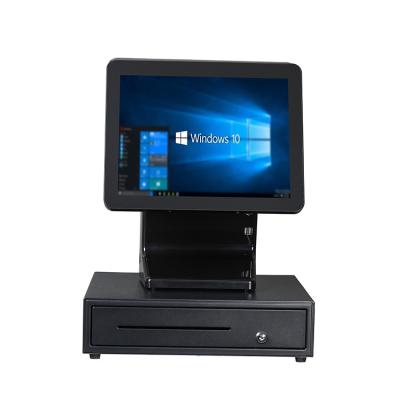 China 2022 Hot Selling I3 8G 128G Cheap Supermarket All In One Touch Screen Cash Register POS System 128GB SSD for sale