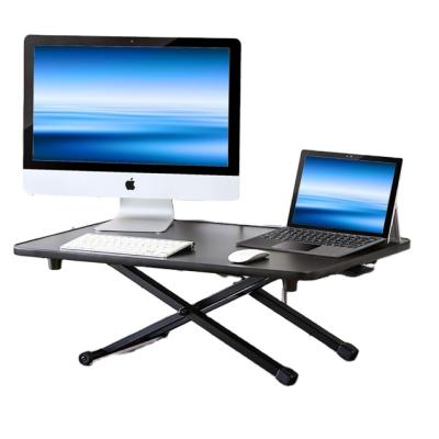 China (Size) VDT07 Adjustable Sit Stand Up Desk, Mini Folding Desk Sit Stand Computer Workstation for sale