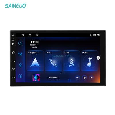 China Universal 7 Inch 2 Din Gps Android Car Wifi Stereo / Video GPS Real / Mirror Full Touch Link for sale