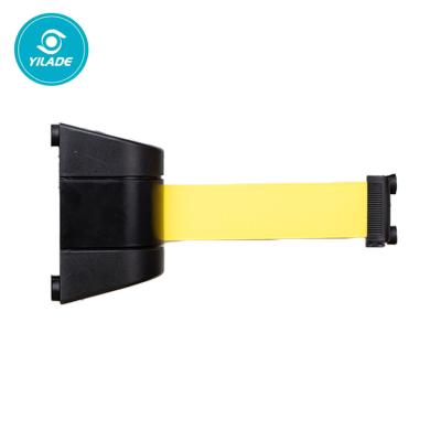 China Wholesale High Quality Custom Plastic Retractable Wall Mount Belt Mounted Crowd Barrier For Offices Stations for sale