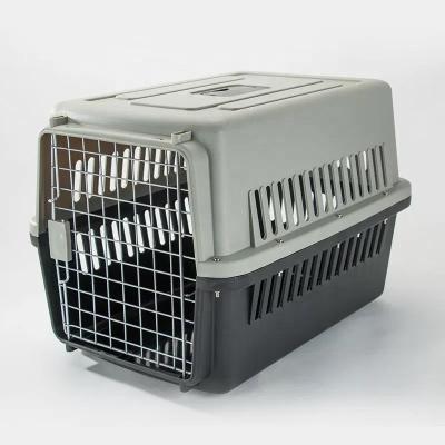 China Viable Air Foldable Wholesale Pet Carrier Plastic Pet Cage for sale