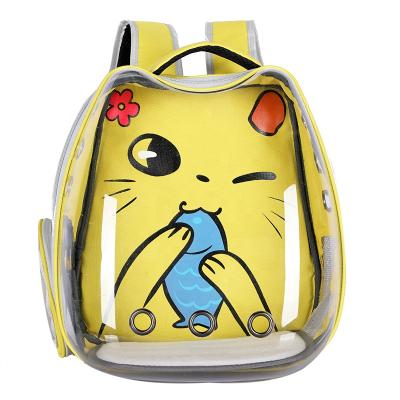 China Mochila Gato Cat Dog Breathable Carrier Bag Over Shoulder Breathable Pet Carriers Foladable Pet Carrier Custom Backpack for sale