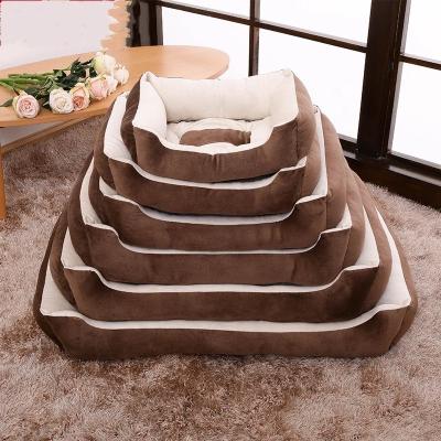 China Travel Bone Dog Bed, Soft Pet Bed For Dogs Washable House For Cat Puppy Cotton Kennel Mat for sale